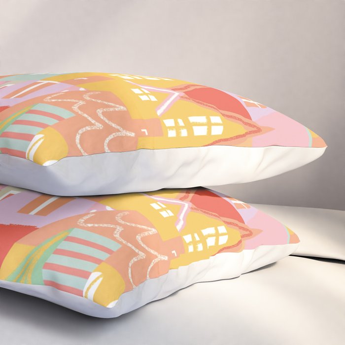 Happy city Pillow Sham Gallery Image 3