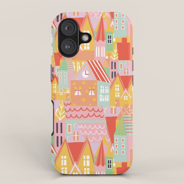 Happy city iPhone Case Gallery Image 1