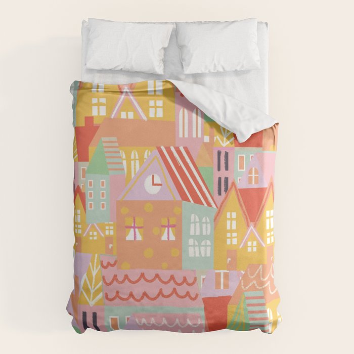 Happy city Duvet Cover Gallery Image 6