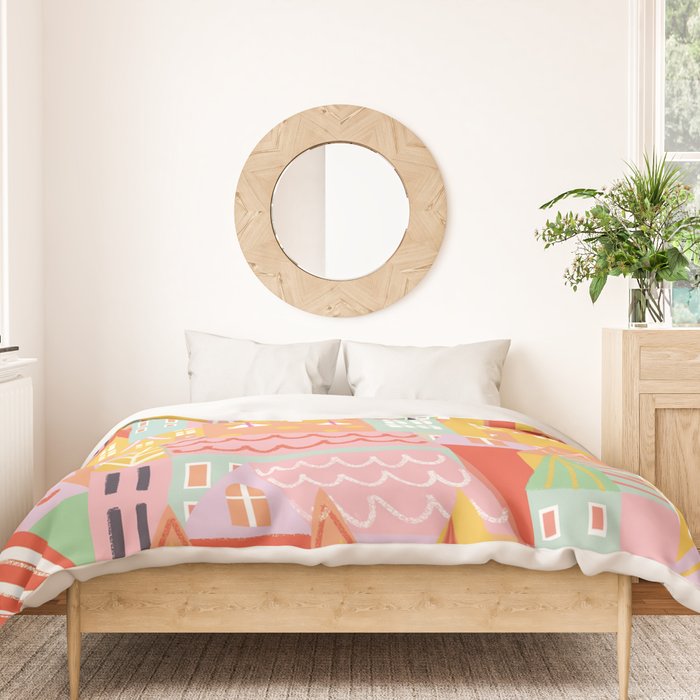 Happy city Duvet Cover Gallery Image 3