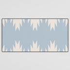 Geometric Southwestern Minimalism - Soft Sky Blue Desk Mat Gallery Image 3