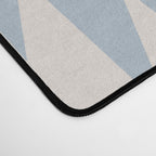 Geometric Southwestern Minimalism - Soft Sky Blue Desk Mat Gallery Image 4
