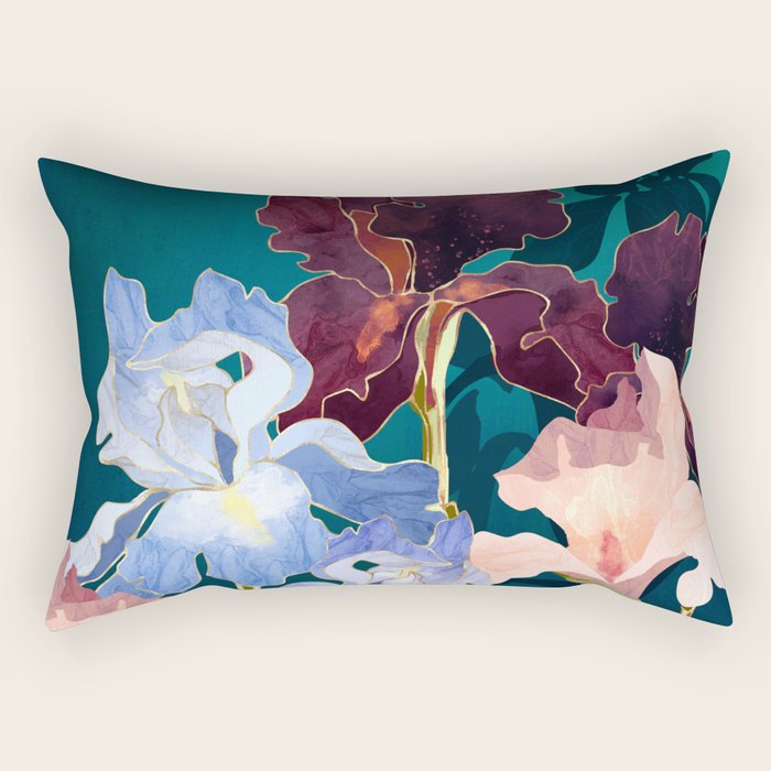 Iris Abstract Rectangular Pillow Gallery Image 2