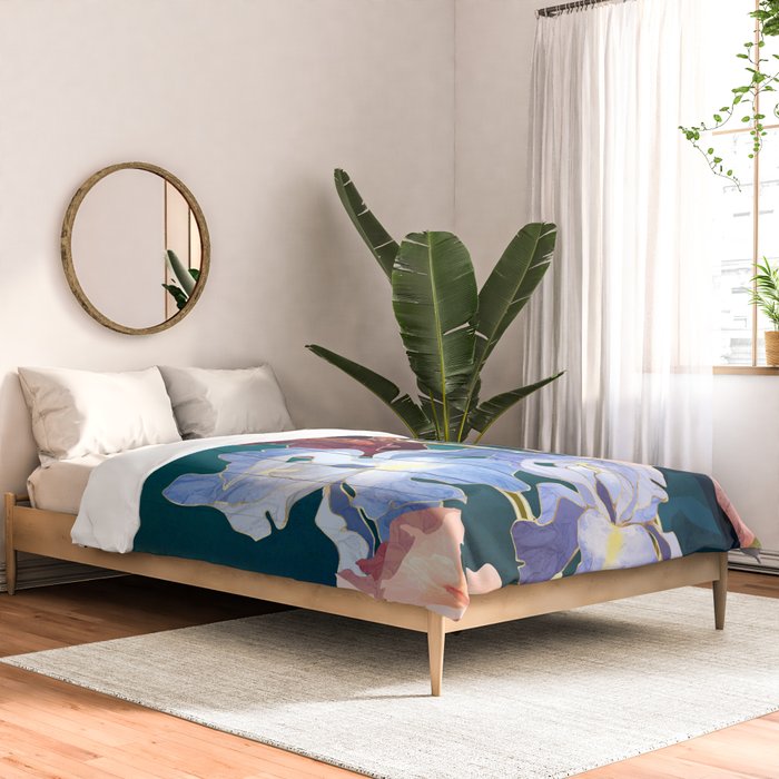 Iris Abstract Comforter Gallery Image 2