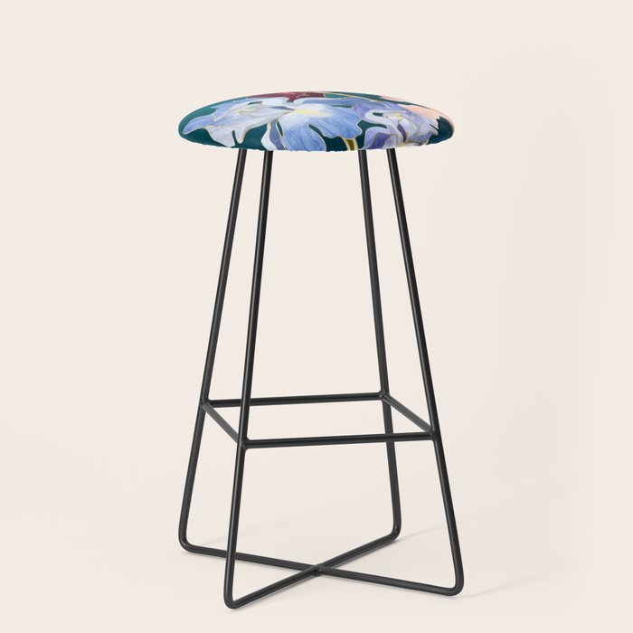 Iris Abstract Stool Gallery Image 1
