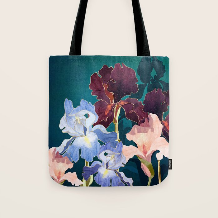 Iris Abstract Tote Bag Gallery Image 1