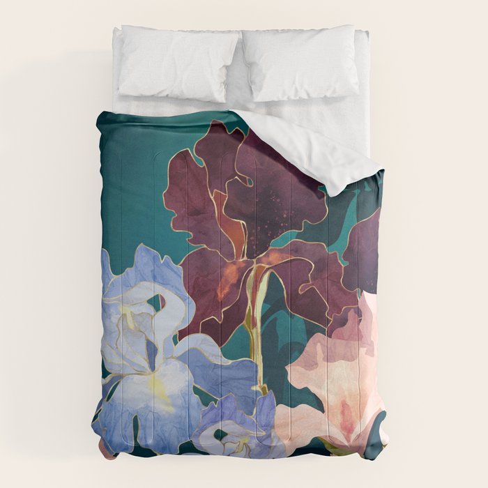 Iris Abstract Comforter Gallery Image 6