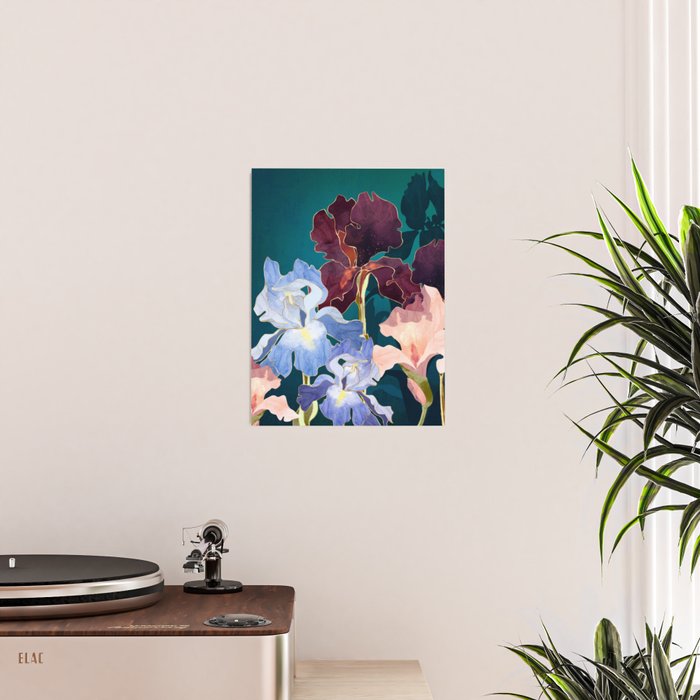 Iris Abstract Poster Gallery Image 2