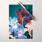 Iris Abstract Wrapping Paper Gallery Image 1