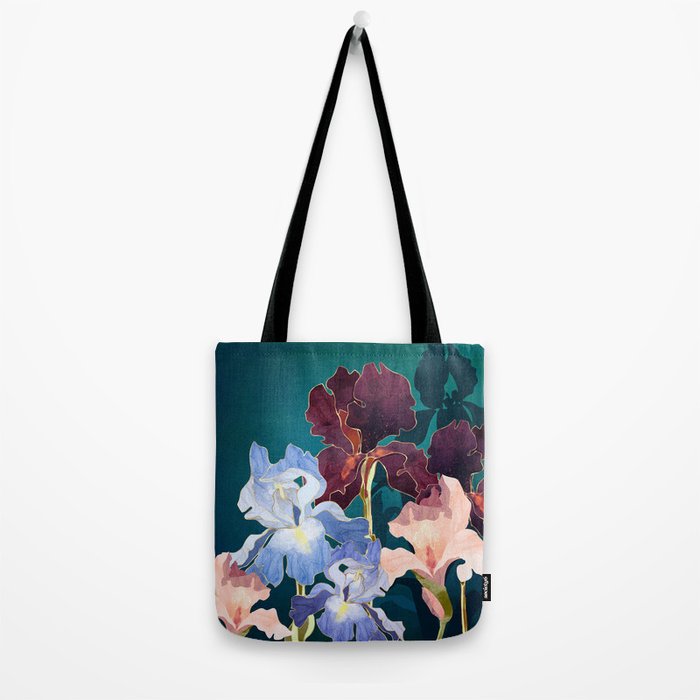 Iris Abstract Tote Bag Gallery Image 2