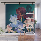 Iris Abstract Wall Mural Gallery Image 1