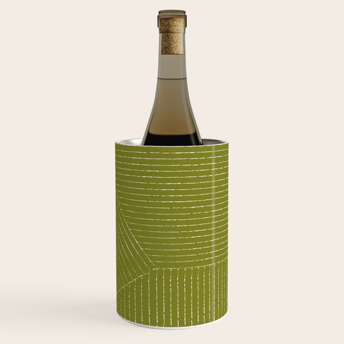 Lines (Matcha Green) Wine Chiller Gallery Image 1