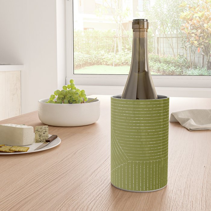 Lines (Matcha Green) Wine Chiller Gallery Image 4