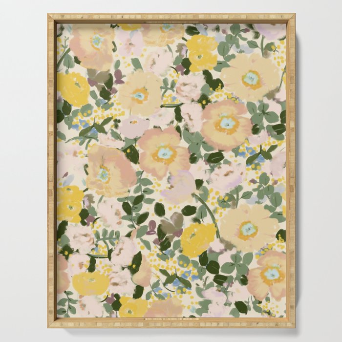 Golden Poppies Serving Tray Gallery Image 1