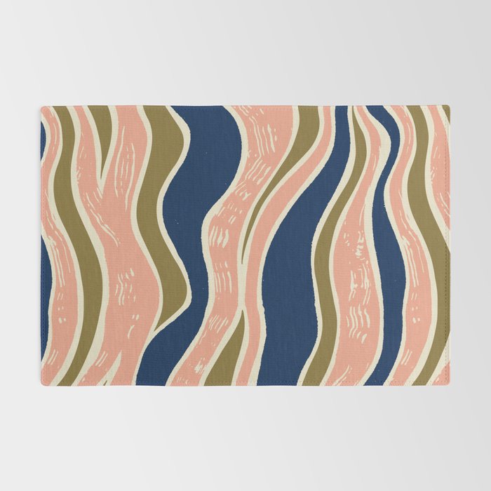 Earthy Rivers Cobalt Rug Gallery Image 2