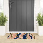 Earthy Rivers Cobalt Welcome Mat Gallery Image 3