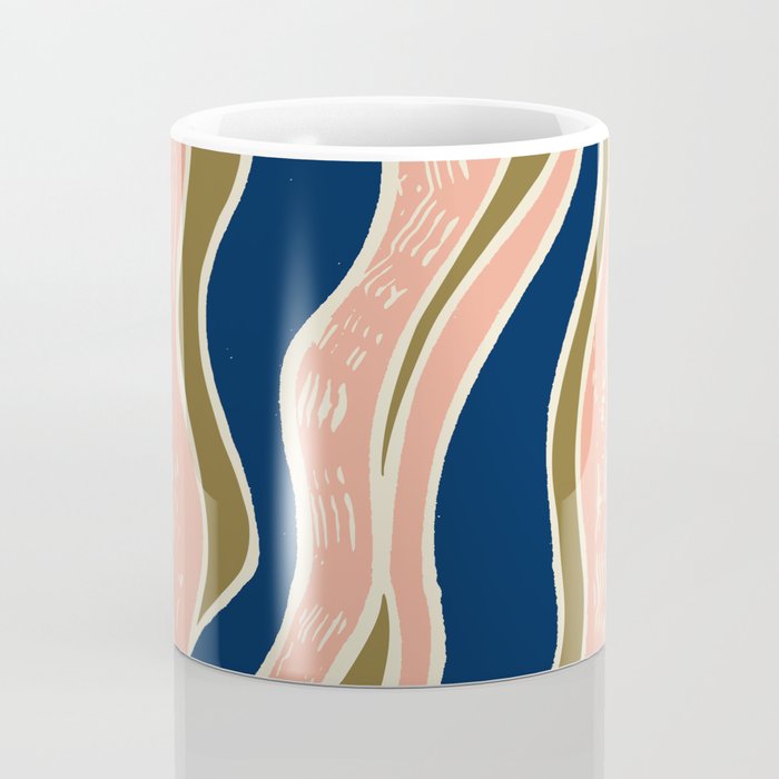 Earthy Rivers Cobalt Coffee Mug Gallery Image 4