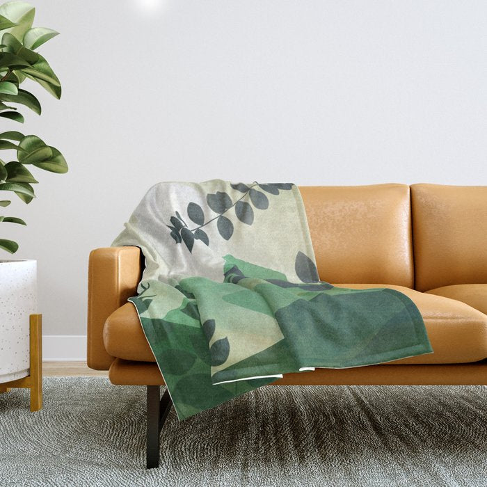 Green Mountains Throw Blanket Gallery Image 1