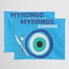 Mykonos: Vintage Travel Colour Series 03 Placemat Gallery Image 1