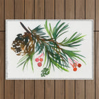 christmas pattern N.o 2 Outdoor Rug Gallery Image 1