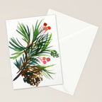 christmas pattern N.o 2 Stationery Card Gallery Image 2