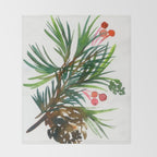 christmas pattern N.o 2 Throw Blanket Gallery Image 2