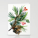 christmas pattern N.o 2 Stationery Card Gallery Image 2