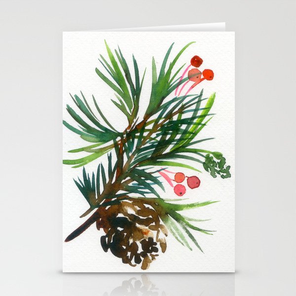 christmas pattern N.o 2 Stationery Card Gallery Image 2