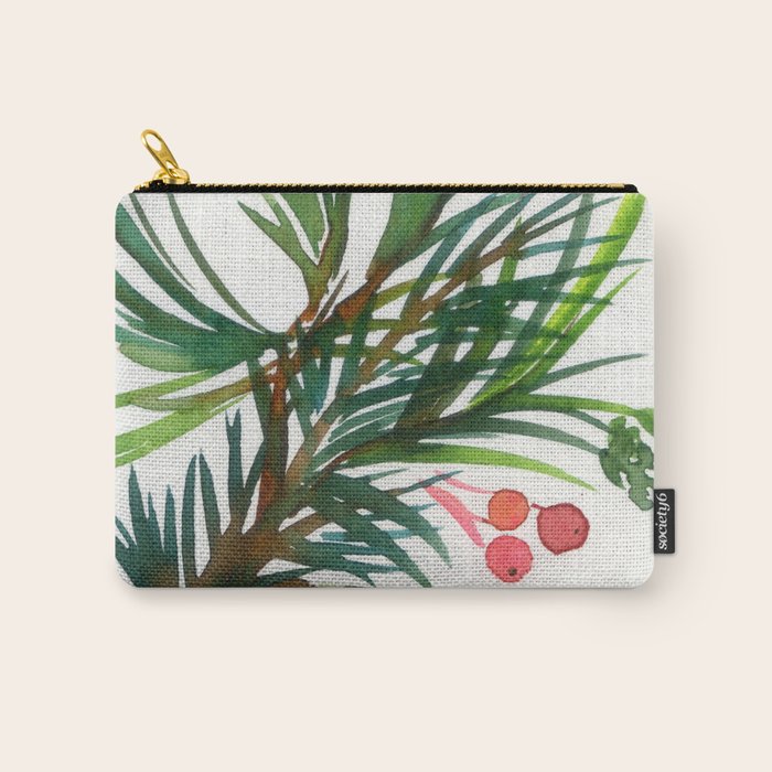 christmas pattern N.o 2 Carry All Pouch Gallery Image 1