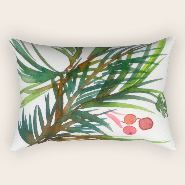 christmas pattern N.o 2 Rectangular Pillow Gallery Image 1