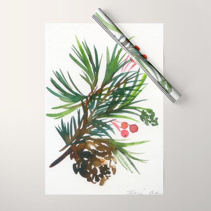 christmas pattern N.o 2 Wrapping Paper Gallery Image 1