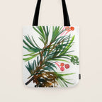 christmas pattern N.o 2 Tote Bag Gallery Image 1