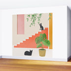 Cat Space II Wall Mural Gallery Image 2