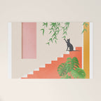 Cat Space II Welcome Mat Gallery Image 1