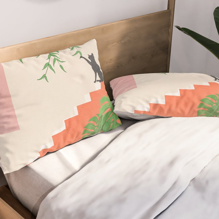 Cat Space II Pillow Sham Gallery Image 2