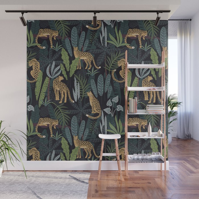 Wild Cheetah Prints Wall Mural Gallery Image 1