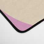 Happy Flower Retro 60s 70s Vibe Pink Green Cream Desk Mat Gallery Image 4