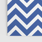 blue, white zig zag pattern design Poster Gallery Image 3