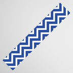 blue, white zig zag pattern design Table Runner Gallery Image 3