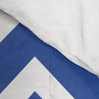blue, white zig zag pattern design Comforter Gallery Image 4