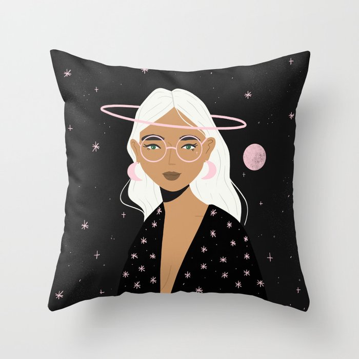 Night Sky Throw Pillow Gallery Image 1