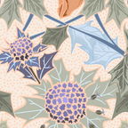Beach thistle and shells soft peach Coffee Mug Gallery Image 2