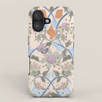 Beach thistle and shells soft peach iPhone Case Gallery Image 1