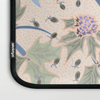 Beach thistle and shells soft peach Laptop Sleeve Gallery Image 3
