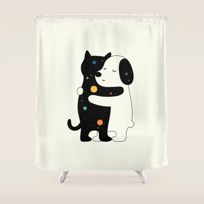 Universal Language Shower Curtain Gallery Image 1