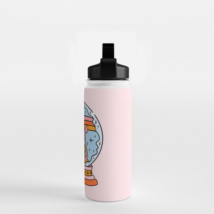 Mushroom Snow Globe Water Bottle Gallery Image 2