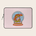 Mushroom Snow Globe Laptop Sleeve Gallery Image 1