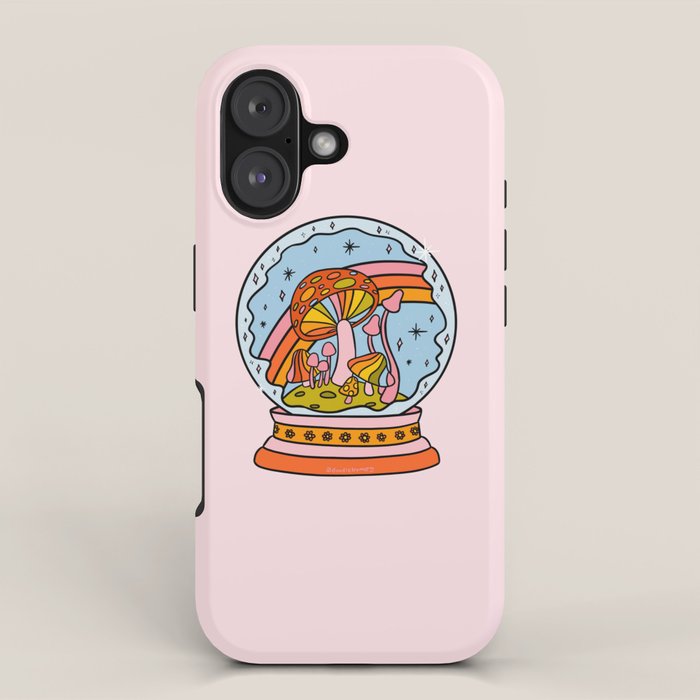 Mushroom Snow Globe iPhone Case Gallery Image 1