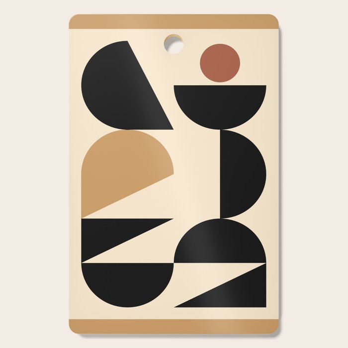 Modern geometric shapes 46 Cutting Board Gallery Image 1
