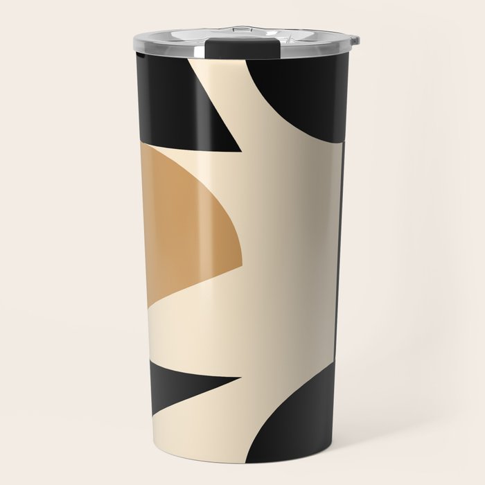 Modern geometric shapes 46 Travel Mug Gallery Image 1